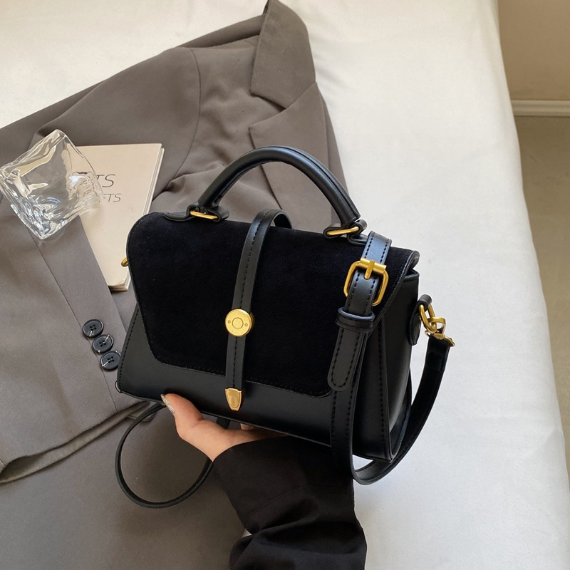 Interior Design Gold - Elegant Faux Handbag with Adjustable Strap