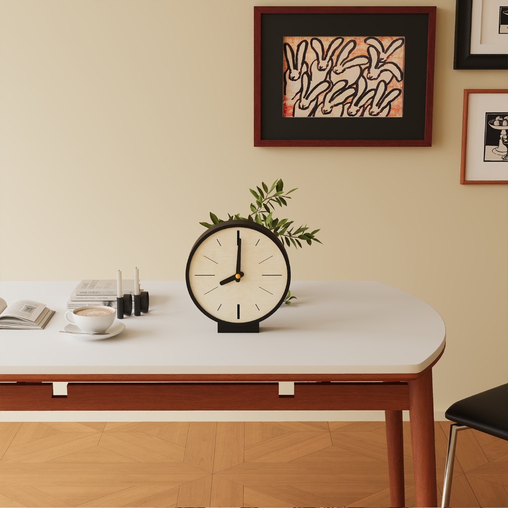 Interior Design Luxury Living Room - Modern Creative Clock Wall Hanging Living