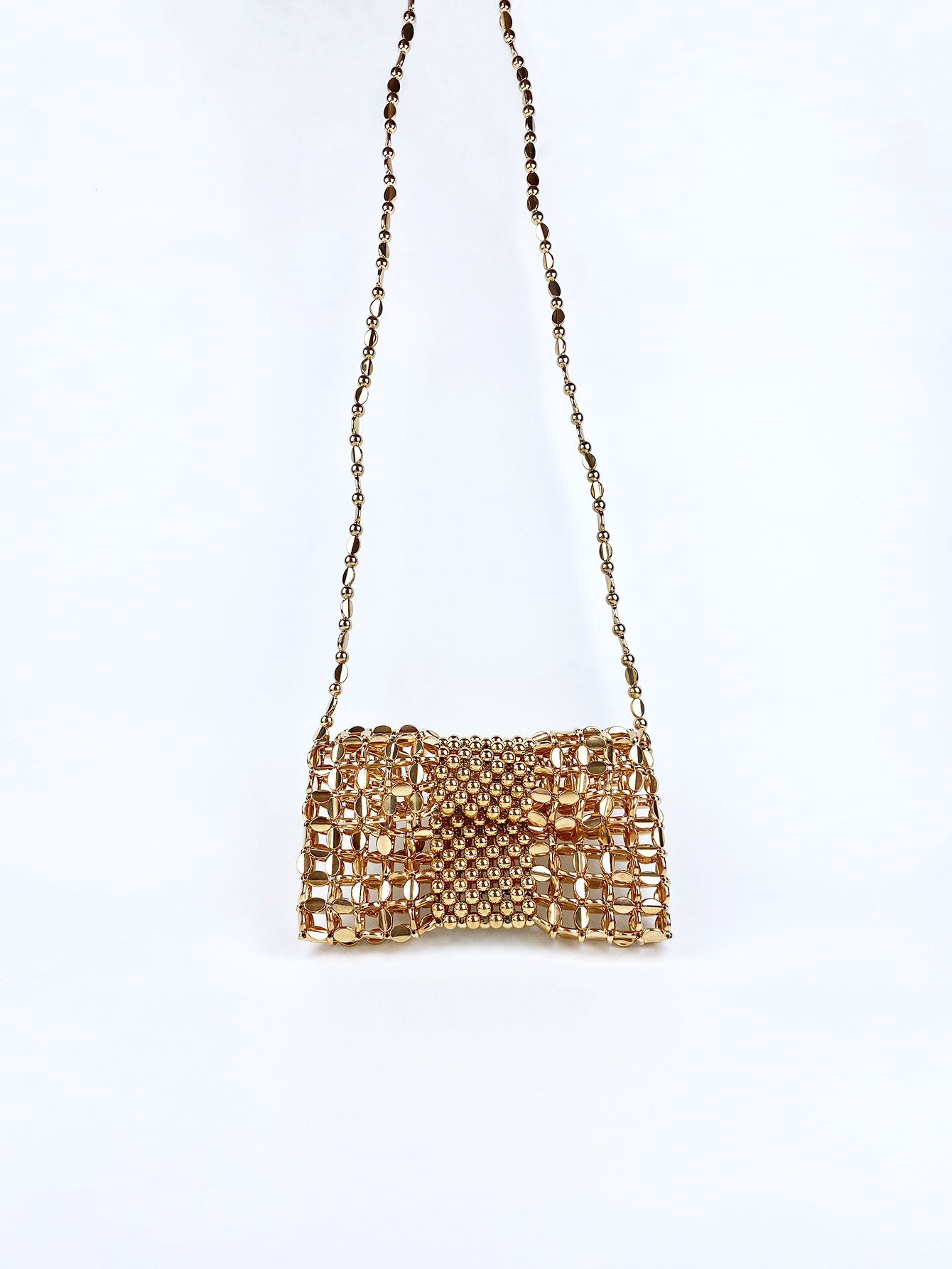 Interior Design Gold - New niche design gold woven chain