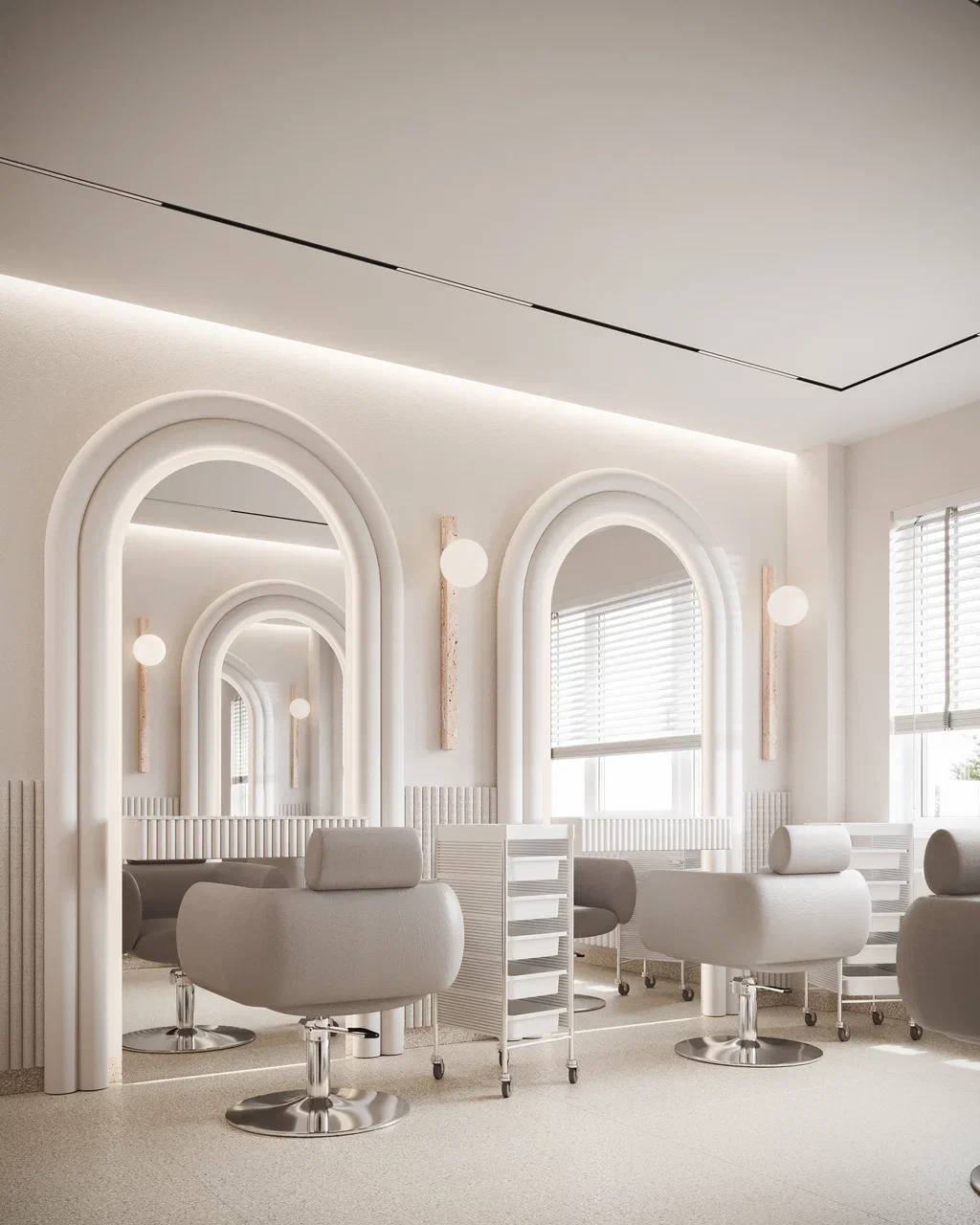 Beauty Salon Store Furniture N – обзор и цена Interior Design Nail Salon
