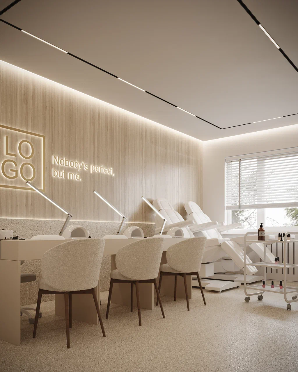 Beauty Salon Store Furniture N – обзор и цена Interior Design Nail Salon