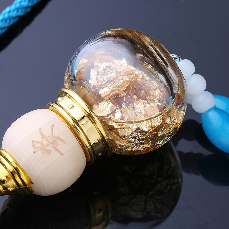 Car Glass Bottle Gourd Pendant – обзор и цена Interior Design Gold