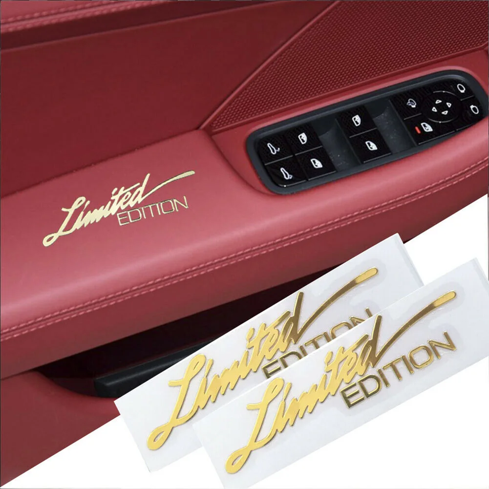 2pcs Universal Car Stickers 3D – обзор и цена Interior Design Gold