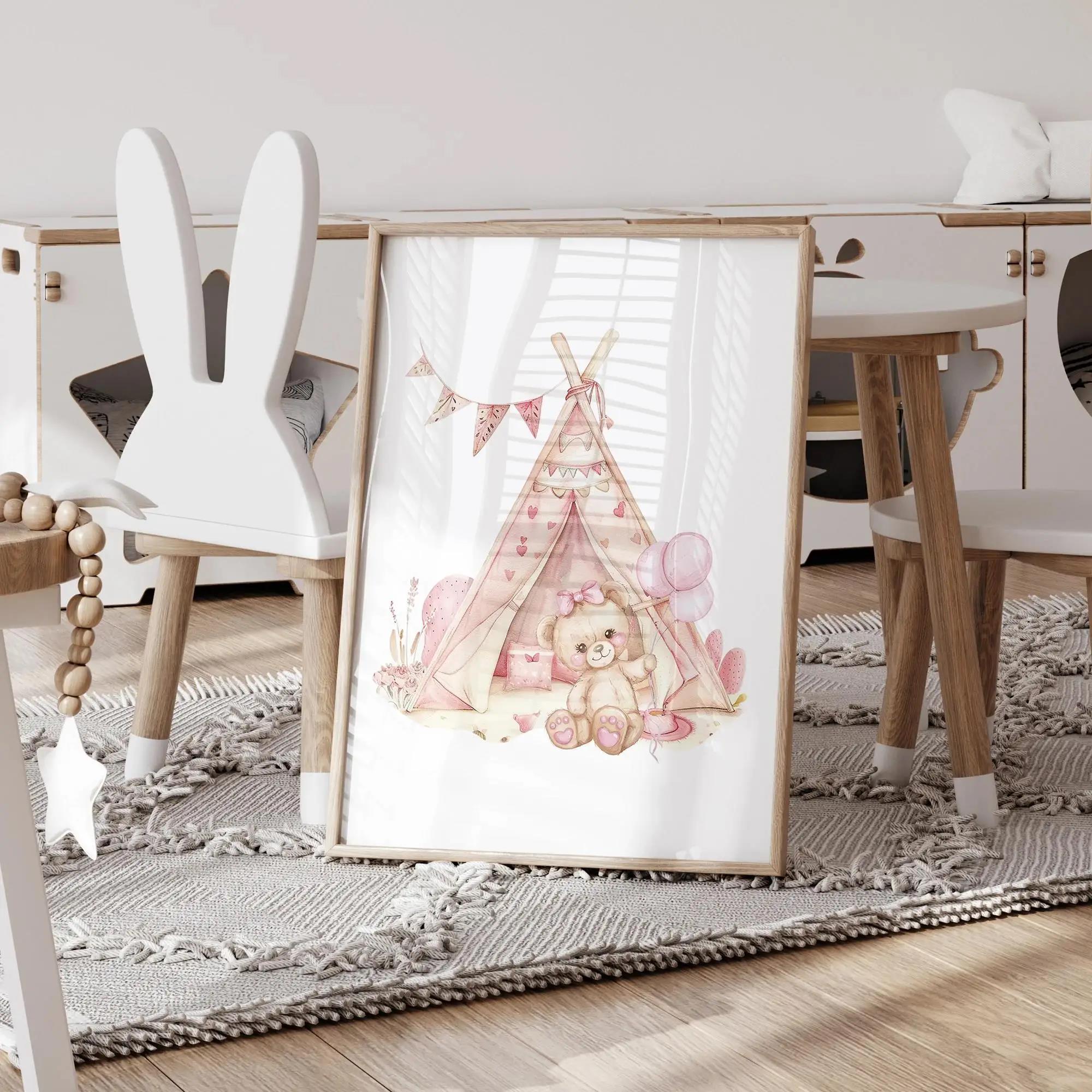 Pink Dream Bear Carousel Tent  – обзор и цена Interior Design Room