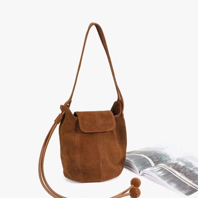 Frosted Suede Bucket Bag Pumpk – обзор и цена Interior Design High End