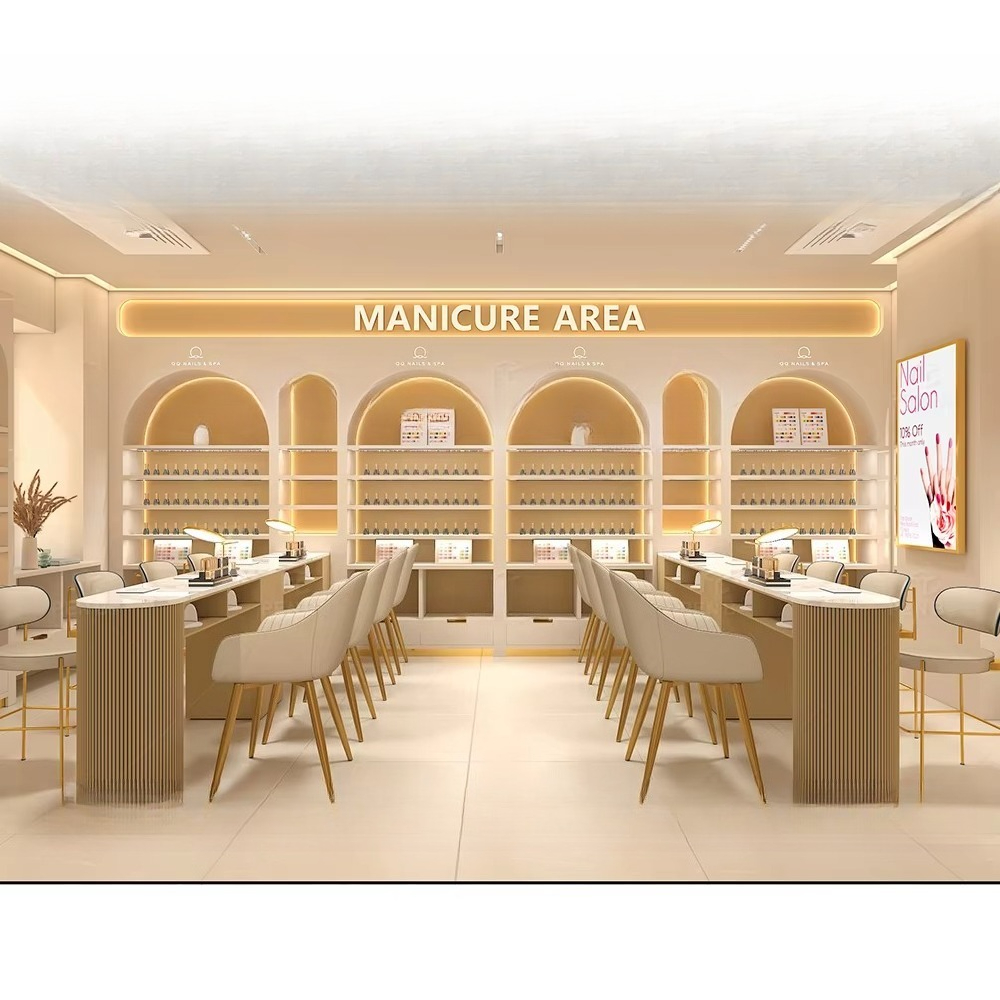 One-Stop Nail Art Spa Salon De – обзор и цена Interior Design Nail Salon