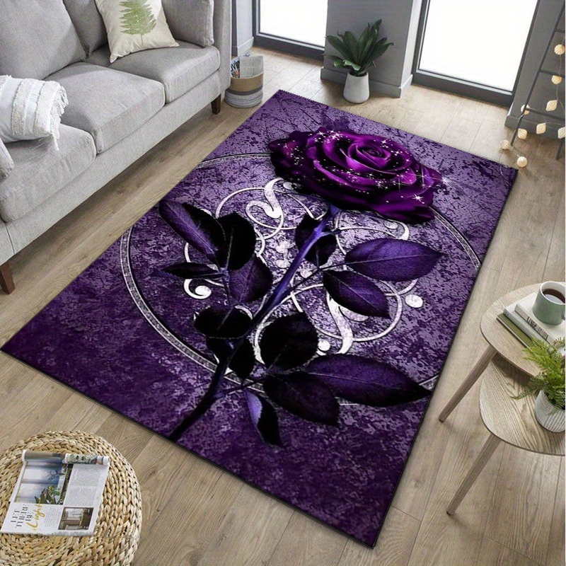 Purple Leaf Rug for Elegant Of – обзор и цена Interior Design Luxury Living Room