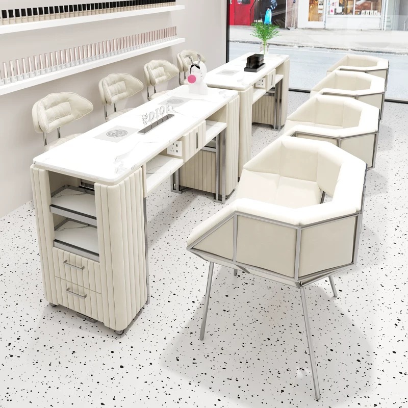 Luxury Modern Beige Nail Art F – обзор и цена Interior Design Nail Salon
