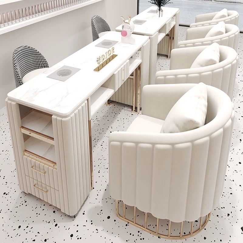 Luxury Modern Beige Nail Art F – обзор и цена Interior Design Nail Salon