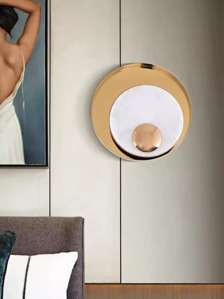 Nordic design circular marble  – обзор и цена Interior Design Gold