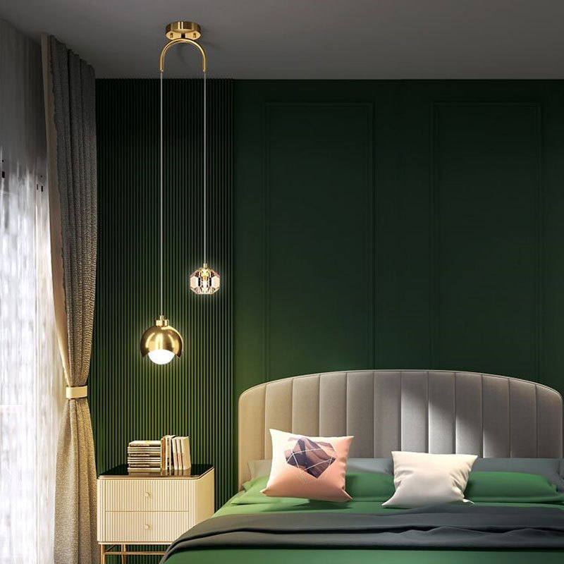 Bedroom Bedside Hanging Pendan – обзор и цена Interior Design Gold
