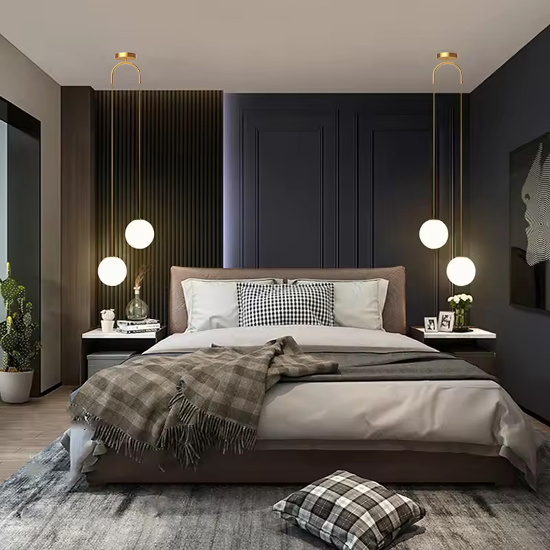 Bedroom Bedside Hanging Pendan – обзор и цена Interior Design Gold