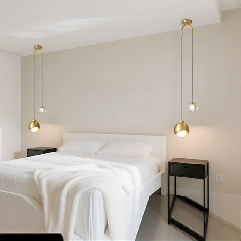 Bedroom Bedside Hanging Pendan – обзор и цена Interior Design Gold