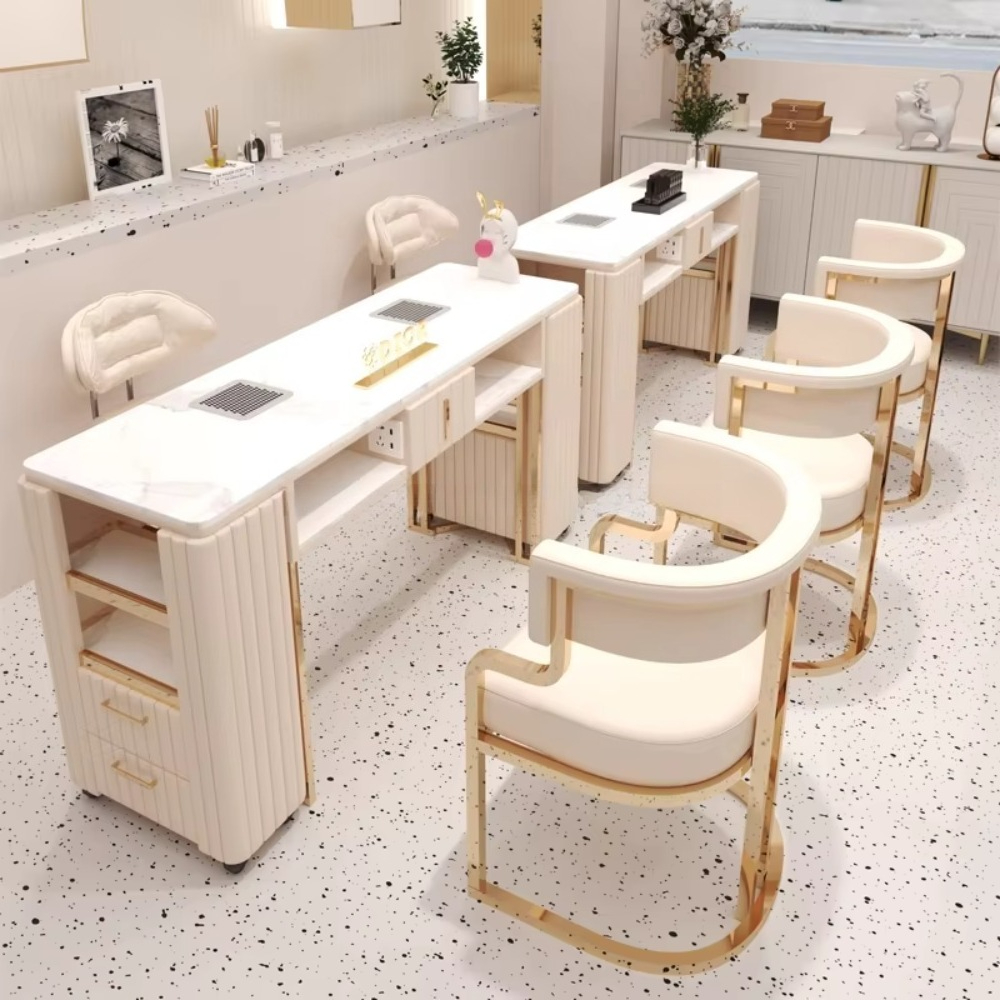Luxury Modern Black Nail Furni – обзор и цена Interior Design Nail Salon