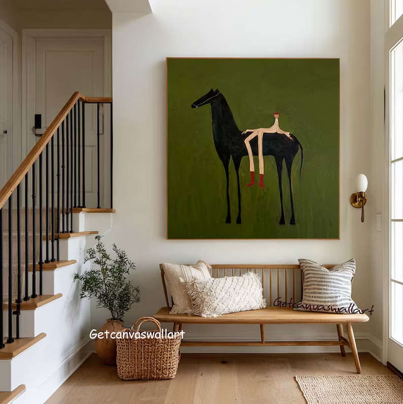 Modern Abstract Western Horse  – обзор и цена Interior Design Room