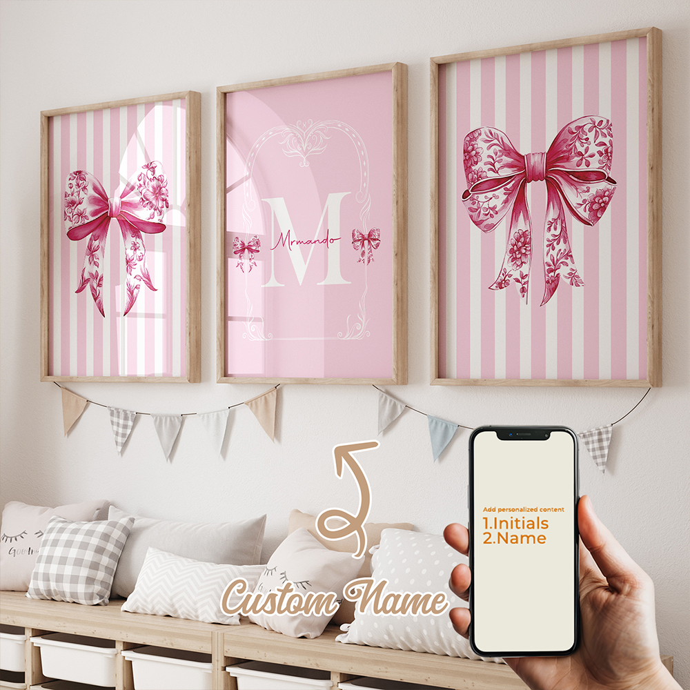 3pcs Personalized Custom Name  – обзор и цена Interior Design Room
