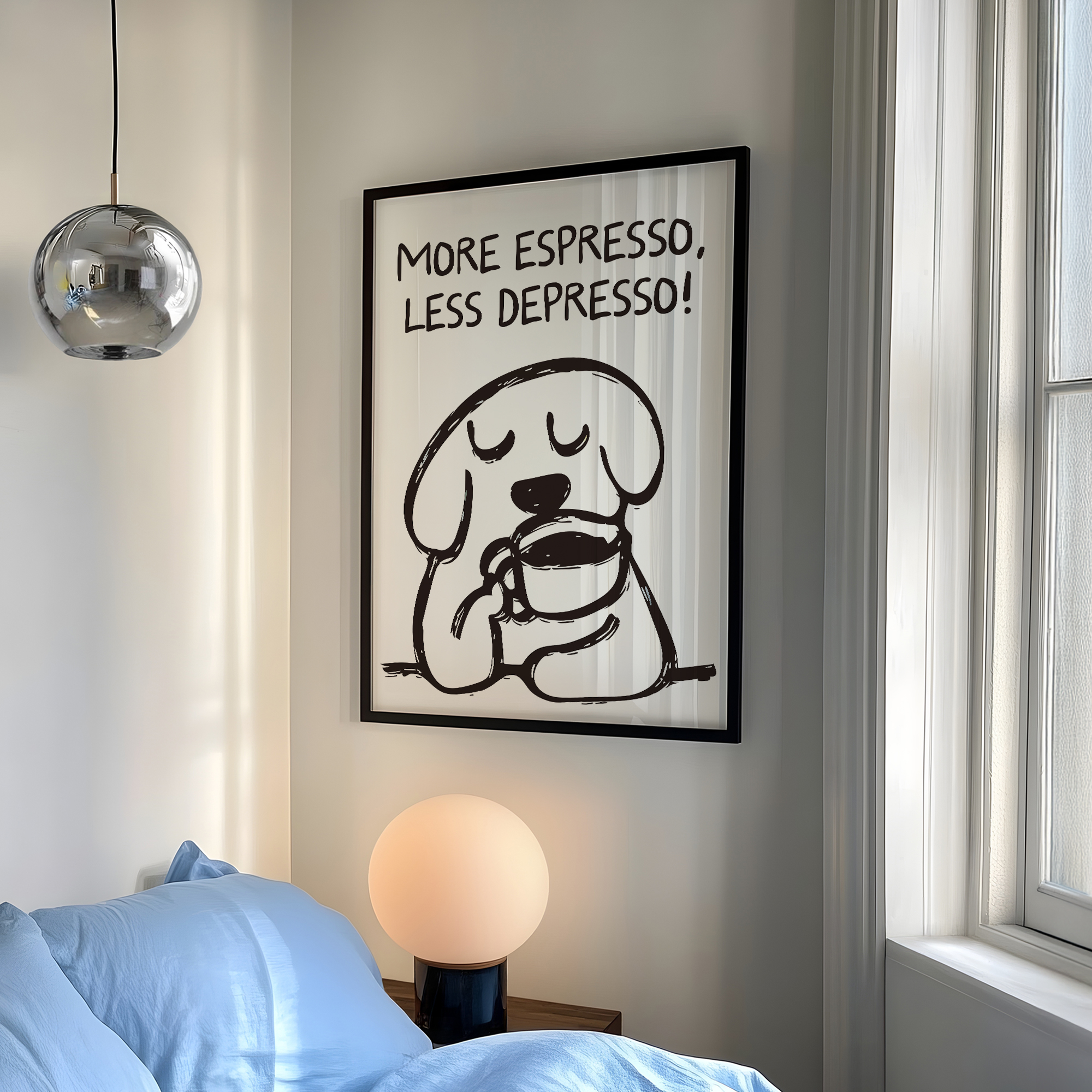 Retro More Espresso Less Depre – обзор и цена Interior Design Room