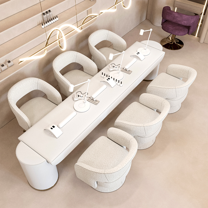Modern Luxury Modern Beige Nai – обзор и цена Interior Design Nail Salon