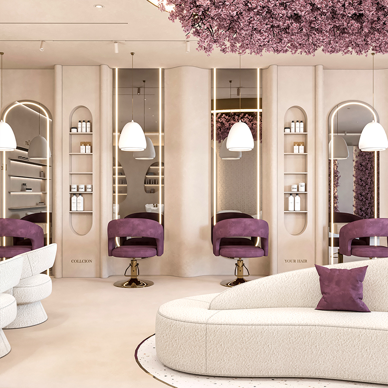 Modern Luxury Modern Beige Nai – обзор и цена Interior Design Nail Salon
