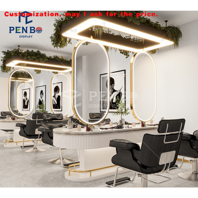 custom.Penbo Luxury Barber Hai – обзор и цена Interior Design Nail Salon